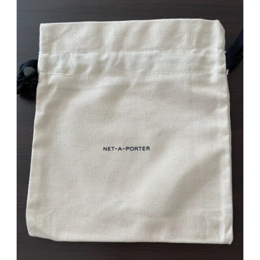 Net-A-Porter Cloth Makeup Bag Case Travel Cosmetic Bag Pouch, Thick Canvas NEW